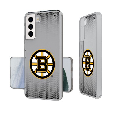 Чехол для телефона Boston Bruins Linen Logo Galaxy Clear