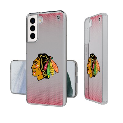 Chicago Blackhawks Linen Logo Galaxy Clear Case