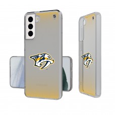 Nashville Predators Linen Logo Galaxy Clear Case