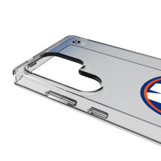 New York Islanders Linen Logo Galaxy Clear Case New York Islanders Linen Logo Galaxy Clear Case