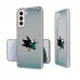 Чехол для телефона San Jose Sharks Linen Logo Galaxy Clear