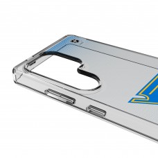 St. Louis Blues Linen Logo Galaxy Clear Case
