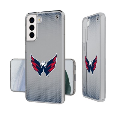 Чехол для телефона Washington Capitals Linen Logo Galaxy Clear