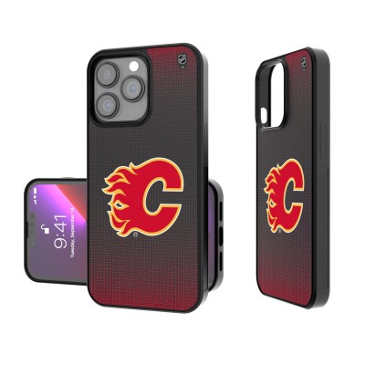 Calgary Flames Linen Logo iPhone Bump Case