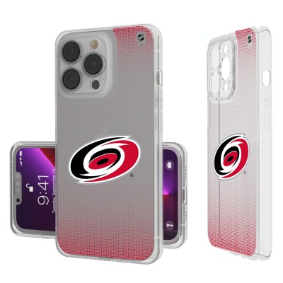 Carolina Hurricanes Linen Logo iPhone Clear Case