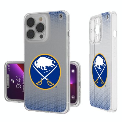 Buffalo Sabres Linen Logo iPhone Clear Case