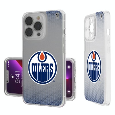 Чехол для телефона Edmonton Oilers Linen Logo iPhone Clear