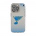 St. Louis Blues Linen Logo iPhone Clear Case