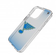 St. Louis Blues Linen Logo iPhone Clear Case