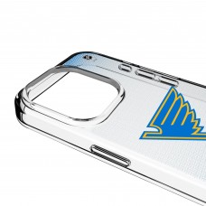 St. Louis Blues Linen Logo iPhone Clear Case