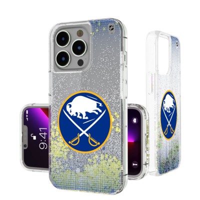 Buffalo Sabres Linen Logo iPhone Glitter Case
