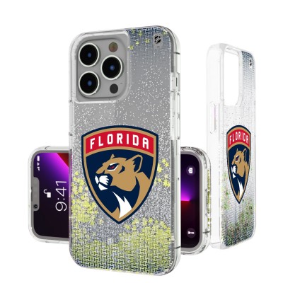 Чехол на телефон Florida Panthers Linen Logo iPhone Glitter