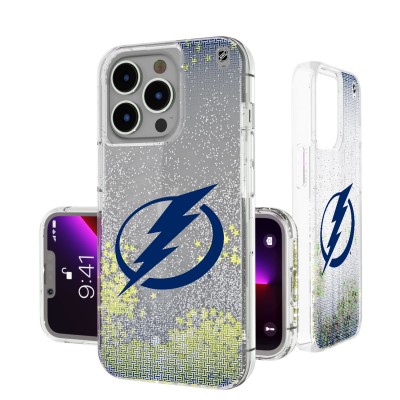 Tampa Bay Lightning Linen Logo iPhone Glitter Case