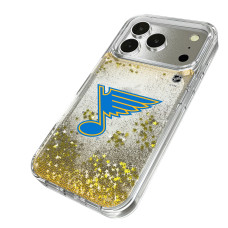 St. Louis Blues Linen Logo iPhone Glitter Case