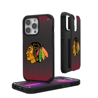 Chicago Blackhawks Linen Logo iPhone Rugged Case