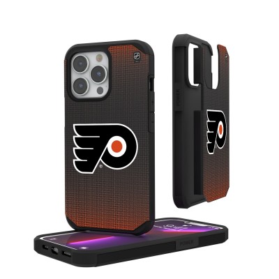 Philadelphia Flyers Linen Logo iPhone Rugged Case