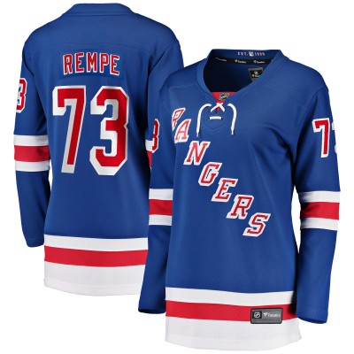Джерси WoNew York Rangers Matt Rempe Fanatics Blue Home Breakaway