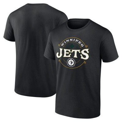 Футболка Winnipeg Jets St. Patricks Day Lucky - Black