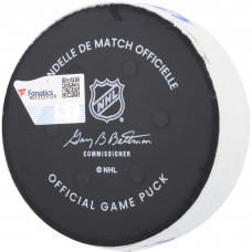 Elias Pettersson Vancouver Canucks Fanatics Authentic Game-Used Goal Puck vs. New York Rangers on January 8, 2024 - Second of Two Goals Scored