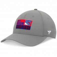 New York Rangers 2024 Metropolitan Division Champions Adjustable Hat&nbsp;– Gray
