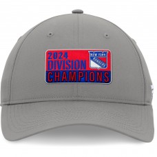 New York Rangers 2024 Metropolitan Division Champions Adjustable Hat&nbsp;– Gray