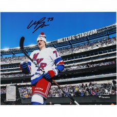 Matt Rempe New York Rangers Autographed Fanatics Authentic 8 x 10 Stadium Series Pregame Photograph Matt Rempe New York Rangers Autographed Fanatics Authentic 8 x 10 Stadium Series Pregame Photograph