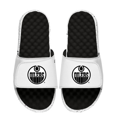 Шлепки Edmonton Oilers ISlide Unisex Cookies & Cream - Black/White