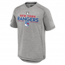 New York Rangers 2024 Stanley Cup Playoffs Authentic Pro T-Shirt - Gray