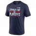 Футболка New York Rangers 2024 Stanley Cup Playoffs Crossbar Tri-Blend - Navy