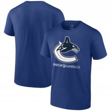 Vancouver Canucks 2024 Stanley Cup Playoffs Breakout T-Shirt - Blue
