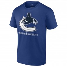 Vancouver Canucks 2024 Stanley Cup Playoffs Breakout T-Shirt - Blue