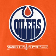 Edmonton Oilers 2024 Stanley Cup Playoffs Breakout T-Shirt - Orange