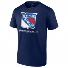 New York Rangers 2024 Stanley Cup Playoffs Breakout T-Shirt - Heather Navy