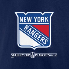 New York Rangers 2024 Stanley Cup Playoffs Breakout T-Shirt - Heather Navy