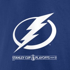 Футболка Tampa Bay Lightning 2024 Stanley Cup Playoffs Breakout - Blue
