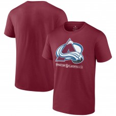 Colorado Avalanche 2024 Stanley Cup Playoffs Breakout T-Shirt - Burgundy