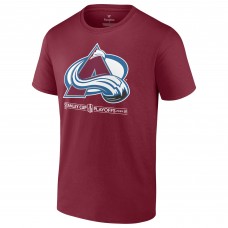 Colorado Avalanche 2024 Stanley Cup Playoffs Breakout T-Shirt - Burgundy