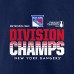 Футболка New York Rangers 2024 Metropolitan Division Champions - Heather Navy