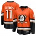 Игровая джерси Anaheim Ducks Trevor Zegras Fanatics Orange Home Premier Breakaway Player