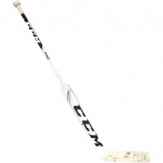 Marc-Andre Fleury Vegas Golden Knights Autographed Fanatics Authentic Game-Used White CCM Stick from the 2017-18 NHL Season