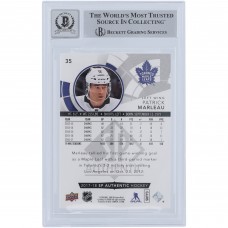 Patrick Marleau Toronto Maple Leafs Autographed 2017-18 Upper Deck SP Authentic #35 Beckett Fanatics Witnessed Authenticated 10 Card