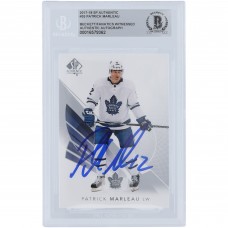 Patrick Marleau Toronto Maple Leafs Autographed 2017-18 Upper Deck SP Authentic #35 Beckett Fanatics Witnessed Authenticated Card