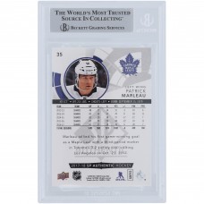 Patrick Marleau Toronto Maple Leafs Autographed 2017-18 Upper Deck SP Authentic #35 Beckett Fanatics Witnessed Authenticated Card