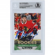 Alex DeBrincat Chicago Blackhawks Autographed 2017-18 Upper Deck Parkhurst #288 Beckett Fanatics Witnessed Authenticated Rookie Card