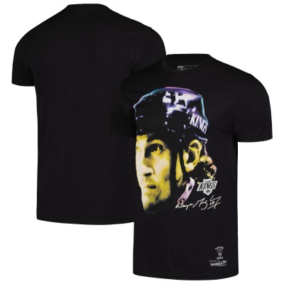 Футболка Wayne Gretzky Los Angeles Kings Mitchell & Ness Big Face - Black