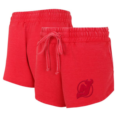 Женская джерси New Devils Concepts Sport Red Volley Fleece Shorts