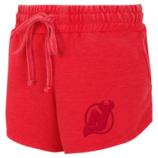 Женская джерси New Devils Concepts Sport Red Volley Fleece Shorts Женская джерси New Devils Concepts Sport Red Volley Fleece Shorts