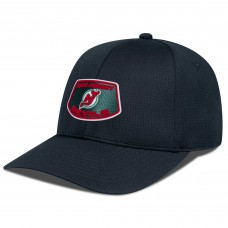 New Jersey Devils Levelwear Retro Skylight Zephyr Adjustable Hat - Black