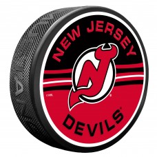 New Jersey Devils Half and Half Puck