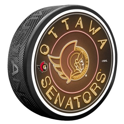 Шайба Ottawa Senators Neon Replicated